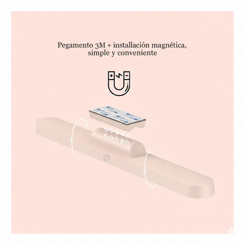 Lámpara LED Pro-Studio: Iluminación de Salón en tu Propio Espejo