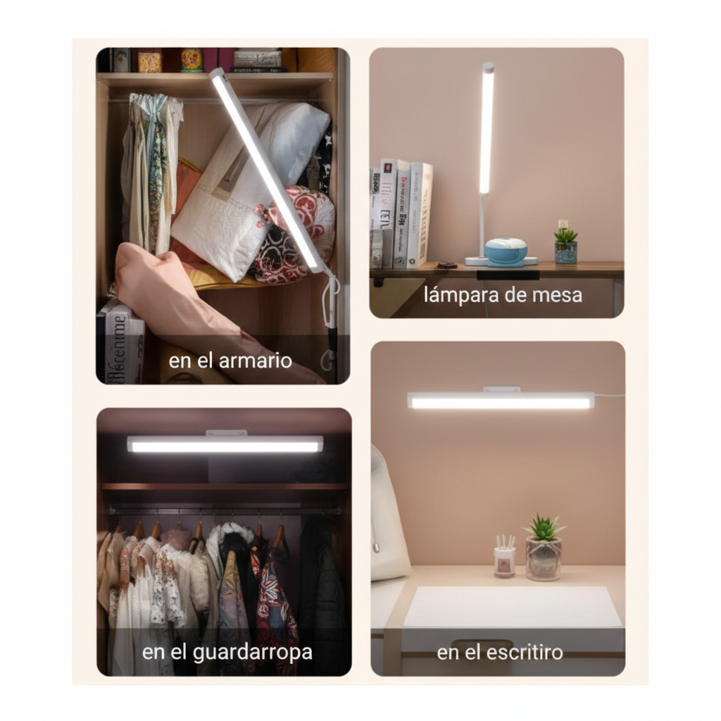 Lámpara LED Pro-Studio: Iluminación de Salón en tu Propio Espejo